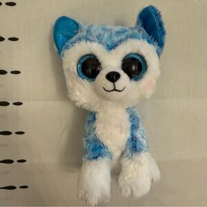 Ty Beanie Boos “Skylar” the Husky,a rare stuffed animal plush toy.